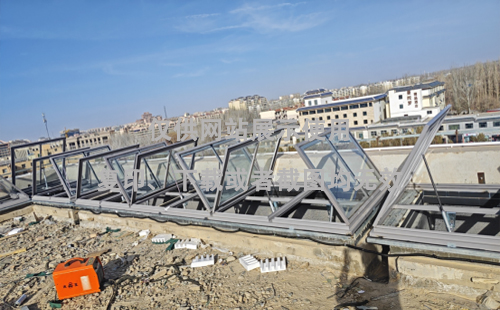 敦煌博物馆幸福路街道排烟天窗