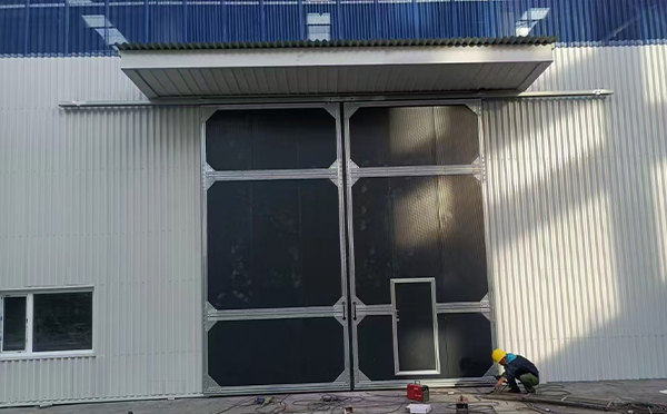 幸福路街道工业推拉门