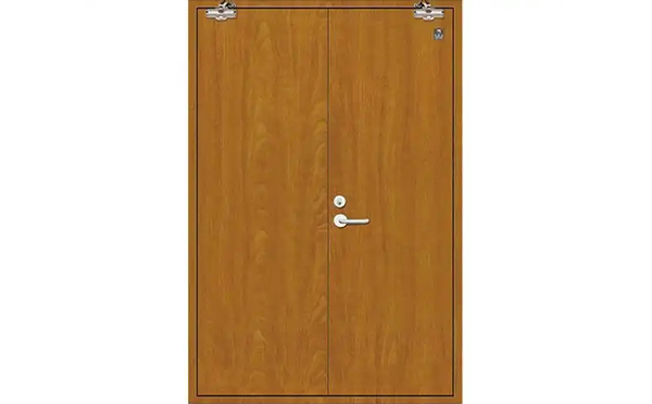 幸福路街道木质防火门